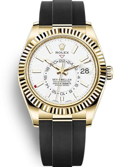 Rolex Sky-Dweller 42mm White Dial 326238 Super Clone