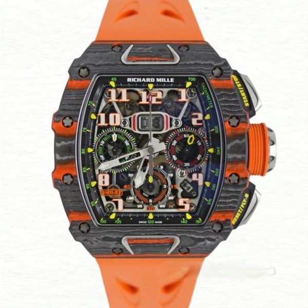Richard Mille RM 11-03 Rubber Band Transparent Dial Men’s Watch Automatic Super Clone