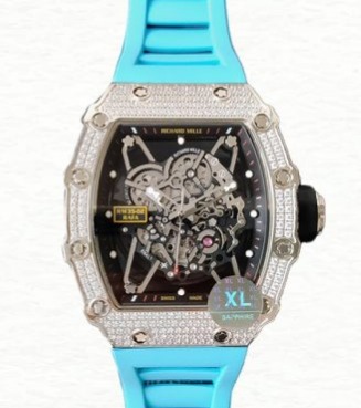 Richard Mille Super Clone RM35-02 Men Mechanical Watch Rubber Band