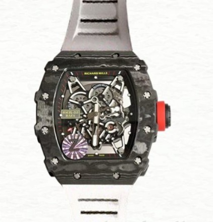 Richard Mille Super Clone RM35-02 Men Mechanical Transparent Dial Watch