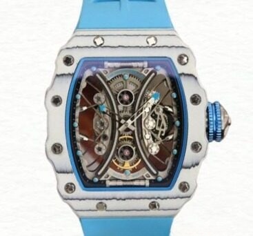 Richard Mille Super Clone RM53-01 Mechanical Men Transparent Dial Watch