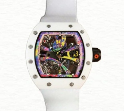 Richard Mille Super Clone RM68-01 Hand Wind Men Watch Transparent Dial