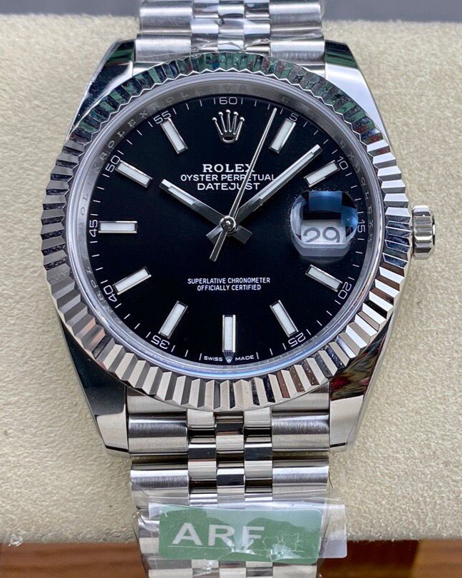 Rolex Datejust Super Clone 41mm Black Dial 126334
