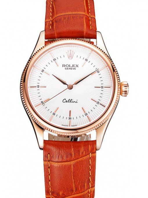 Rolex Cellini 38mm Super Clone White Dial REP016801